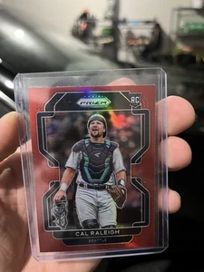Panini Prizm 2022 - Tier III Cal Raleigh #241 Red Prizm SP (RC) ¿MVP? - Imagen 1 de 2