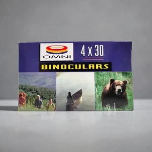 Omni 4x30 Binoculars Outdoor Hiking Bird Watching Camping Open Box Vintage Style - Picture 1 of 5