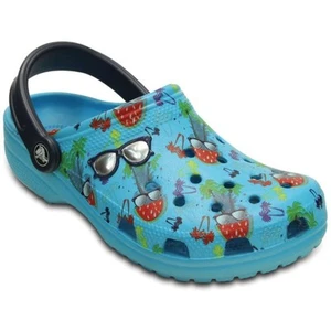 Crocs Unisex Adult Summer Blue Print Clog Crocs Sandals Watermelon Sunglasses - Picture 1 of 9