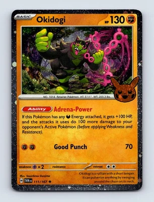 Okidogi (Cosmos Holo) Holo Rare Trick or Trade BOOster 2024 111/167 NM/NP - Image 1 of 2