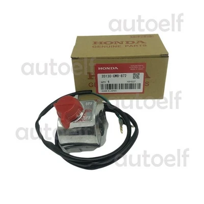 Interruptor de apagado de mango derecho 35130-GW8-872 EE. UU. NUEVO OEM para Honda Z50R Z 50 R 1991-1999 Foto 1 de 3