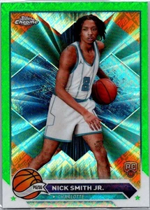 2023-24 Topps Chrome #86 Nick Smith Jr. Green Logo Refractors *2367 - Picture 1 of 2