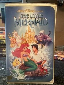 The Little Mermaid VHS Tape Disney Classic Black Diamond Version Banned Cover - Picture 1 of 9