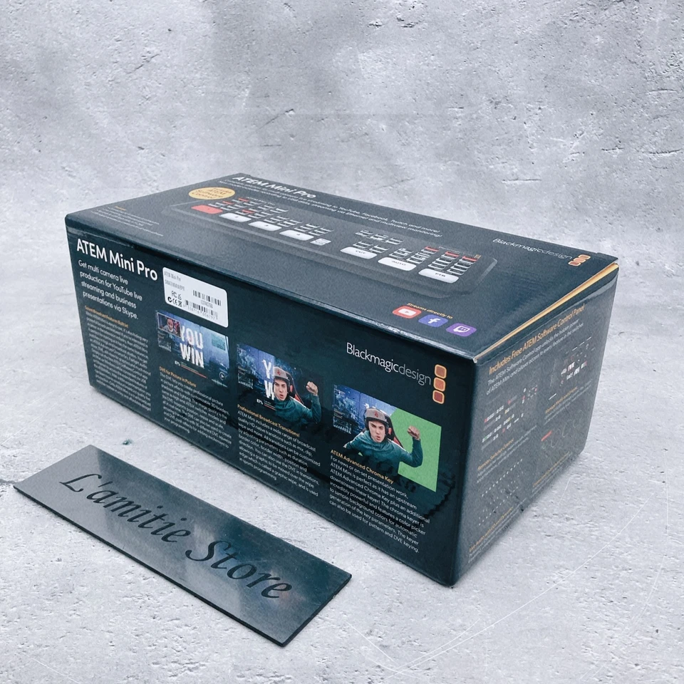 Blackmagic Design ATEM Mini Pro Live Production Switcher USB SWATEMMINIBPR Japan - Image 1 of 4