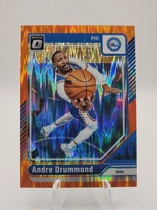 🔥2024-25 Donruss Optic Andre Drummond Orange Shock Prizm /225 #221 76ers🔥 - Picture 1 of 4