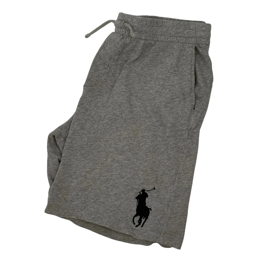 Polo Ralph Lauren Big Pony Boys Gray Sweat Shorts XL (18-20) Casual - Image 1 of 4