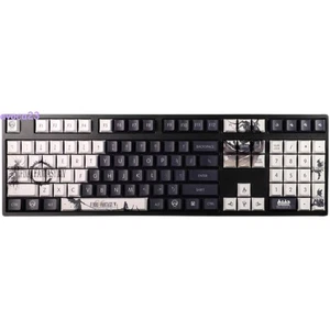 Final Fantasy 14 PBT Keycap Peripheral Simple Mechanical Keyboard PS Bluetooth - Picture 1 of 11