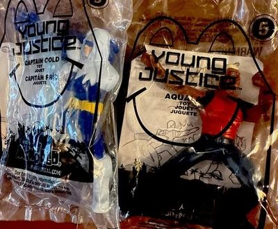 Juguetes Happy Meal de McDonald’s Young Justice 2011 #5 Aqualad y #8 Captain Cold NUEVO Foto 1 de 3