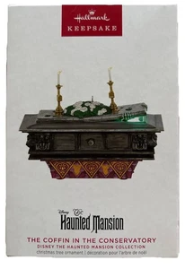 2023 Hallmark Ornament Coffin In The Conservatory Haunted Mansion Collection New - Picture 1 of 6