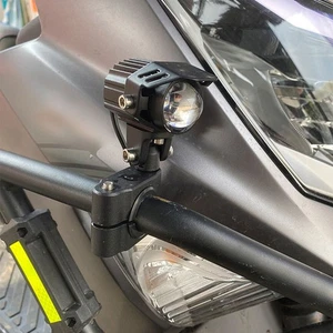 LED Headlight Clamp Brackets Mount Kit for Motorcycle Tubes Fits Multiple Sizes - Picture 1 of 9