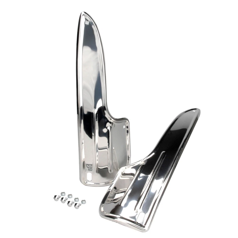 Guardabarros delantero trasero grava 2 piezas 1949-79 tipo 1 VW Super/Escarabajo acero inoxidable Foto 1 de 1