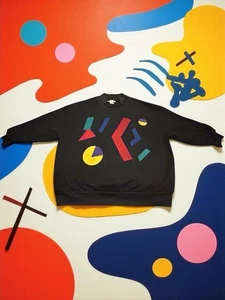 Vintage Retro Art Deco Graphic Design Sweatshirt Pullover Womens 4XL Bridge Gate - Picture 1 of 15