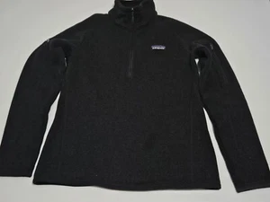 Patagonia Worn Wear Better Sweater 1/4 Zip Pullover Gray Women's Small VGC - Picture 1 of 15
