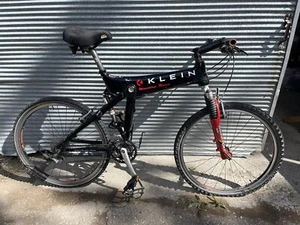 1999 Klein Mantra Race Carbon Full Suspension Mountain Bike Large Vintage MTB - Picture 1 of 10
