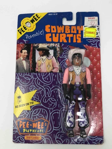 Pee-Wee Herman Pee-Wee's Playhouse Cowboy Curtis Matchbox Cover