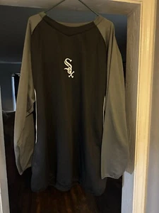 4xl chicago white sox sweater long sleeve Thermabase Majestic - Picture 1 of 2