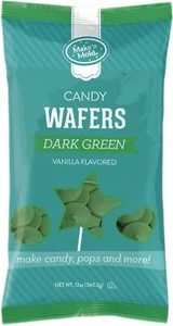 Make'n Mold Vanilla-Flavored Melting Candy Wafers Dark Green, 12 Ounce - Picture 1 of 1