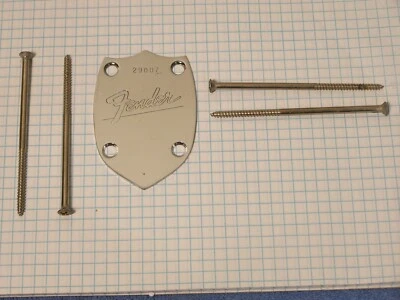 PLACA DE PESCOÇO VINTAGE 1960 FENDER SHENANDOAH COM PARAFUSOS - Imagem 1 de 4