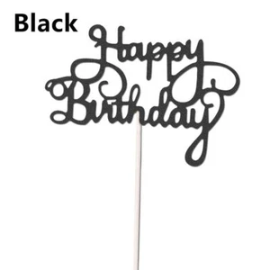 Topper Torte Deko Muffin Cupcake Cake Stecker Geburtstag Kuchen Happy Birthday - Bild 1 von 4