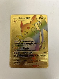 75/73 RAICHU GX SECRET RARE 2017 SHINING LEGENDS POKEMON TCG NM - Picture 1 of 2