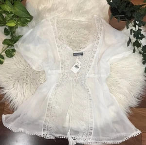 Women’s🌿Accessory Summer Lightweight Lace Cover up One Size  - Picture 1 of 14