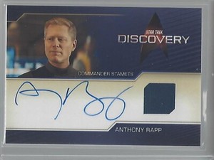 Star Trek Discovery Season 4 Anthony Rapp Autograph Relic #01
