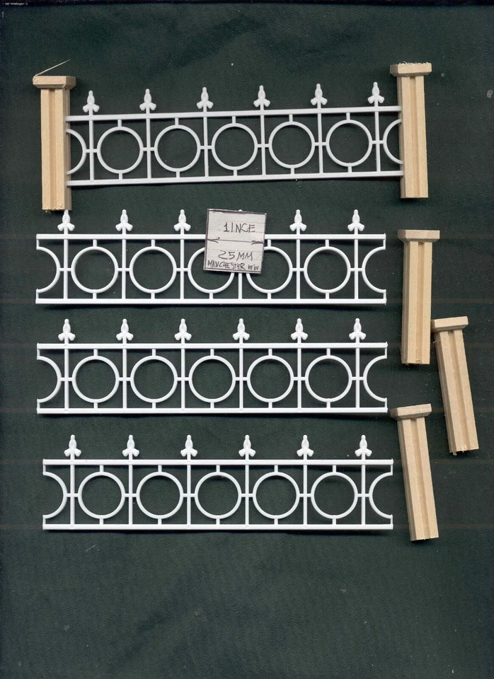 VICTORIAN WIDOWS WALK & POST SET - 1/12 scale dollhouse miniature  NW210P  9pcs - Image 1 of 1