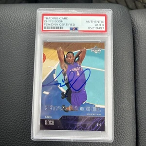 2003-04 Upper Deck - Star Rookie #304 Chris Bosh (RC) PSA DNA AUTHENTIC AUTO - Picture 1 of 2
