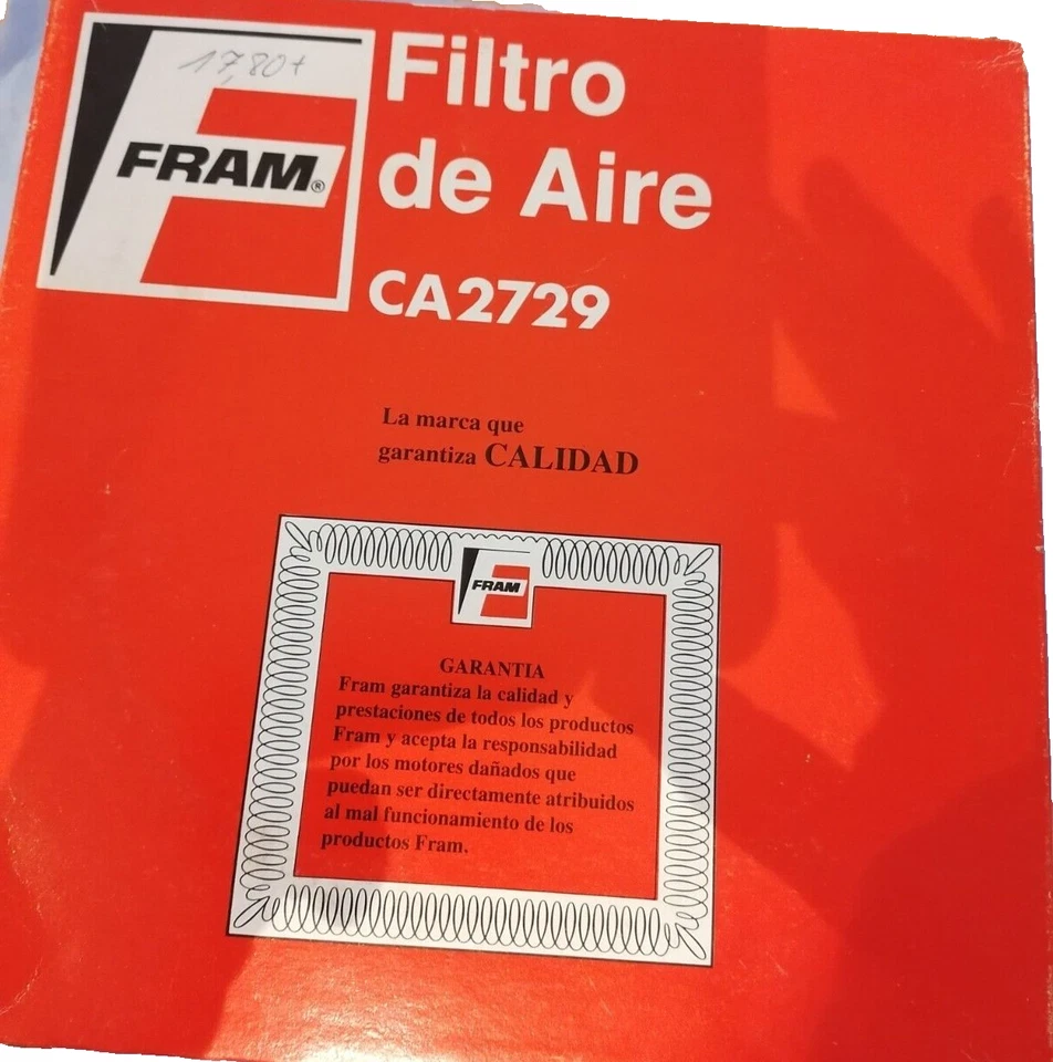 Filtro de aire Fram CA 2729 NUEVO para muchos modelos Opel Foto 1 de 1
