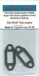 RCGF 15cc Exhaust/Muffler Gasket 2 Pack NIP - Picture 1 of 1