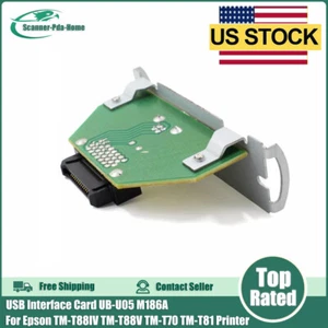 Epson TM-T88IV TM-T88V TM-T70 TM-T81 Printer USB Interface Card UB-U05 M186A - Picture 1 of 5