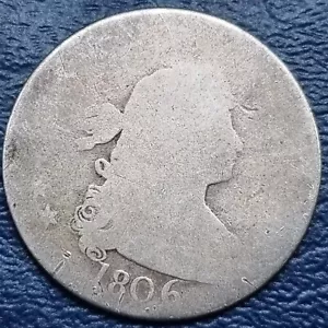 1806 Draped Bust Quarter 25c Circulated #70962 - Picture 1 of 2