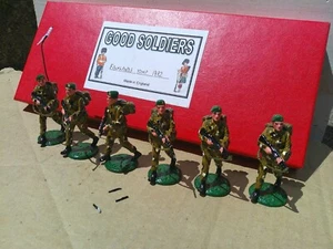 Good Soldiers, British Infantry on patrol Falklands War 1982 glossy lead 54mm QQ - Picture 1 of 3