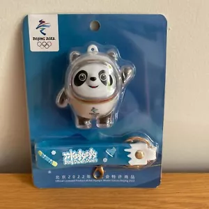 Beijing Olympics 2022 Bing Dwen Dwen Panda Mascot Key Ring Strap OFFICIAL Merch - Bild 1 von 9