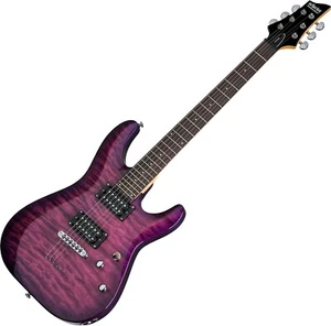 Schecter C-6 Plus Electric Guitar Electric Magenta - Picture 1 of 1