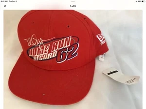 Mark McGwire Baseball Cap Home Run Record 62 Signature St. Louis Snap Back Mütze - Bild 1 von 3