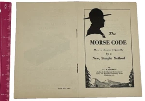 The Morse Code – Learn It Quickly by a New Simple Method by J.C.H. Macbeth - Picture 1 of 2