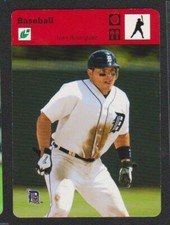 2005 LEAF SPORTSCASTERS RED BATTING GLOVE #20 IVAN RODRIGUEZ TIGERS SP #13/60