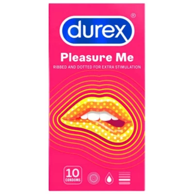 RECKITT BENCKISER Préservatifs Durex Pleasure Me, 10 pieces