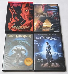 Hellboy (Director's Cut), Hellboy 2, The Orphanage & Pan's Labyrinth DVD Lot - Picture 1 of 8