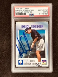 Annika Sorenstam signed 1996 Sports Illustrated for Kids Rookie Card (PSA/DNA) - Picture 1 of 2