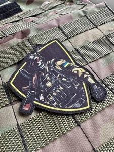 Bedruckter Chevron Warrior Patch - Bild 1 von 1