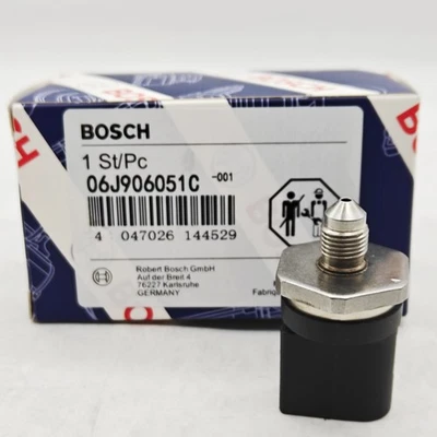 Fuel Pressure Sensor 06J906051C For VW Passat CC Touareg Audi A4 A5 A6 Q7 New - Image 1 of 4