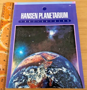 vtg 1987 HANSEN PLANETARIUM Catalog * Astronomy * Space - Picture 1 of 6