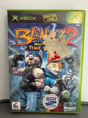 Blinx 2 Masters of Time & Space Xbox - Case and Manual Only - Image 1 of 3