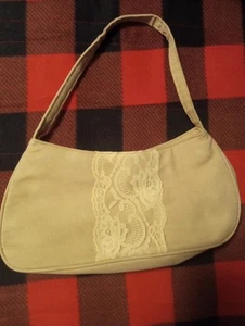VTG VICTORIA'S SECRET HANDBAG BEIGE LACE LABOR DAY SPECIAL LISTING ENDS TUESDAY - Picture 1 of 8