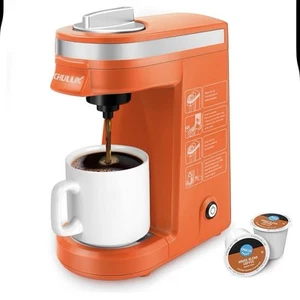 CHULUX Coffee Maker Single-Serve Coffee Machine for Capsule,Orange - Picture 1 of 8
