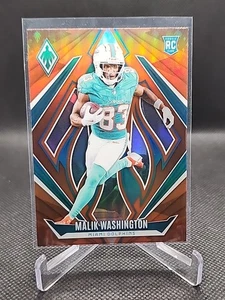 Panini Phoenix 2024 - Novatos Malik Washington #222 Naranja (RC) - Imagen 1 de 2