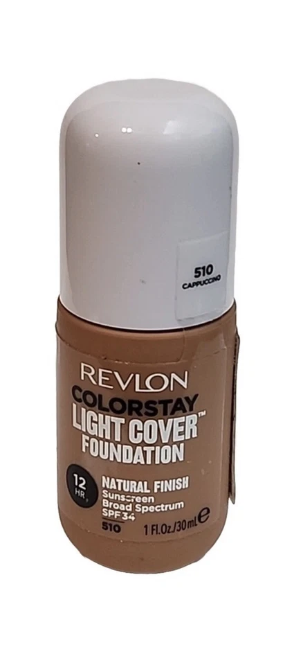 Revlon Colorstay Light Cover Foundation Natura SPF 35 510-Cappuccino *NEW* - Image 1 of 1