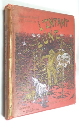JEANNE MAIRET L'ENFANT DE LA LUNE ILLUSTRATO DISEGNI DESSINS VAVASSEUR FRANCESE - Immagine 1 di 3